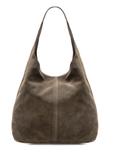 Zamszowa shopperka damska khaki TORES-1177-57(Z25)