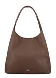 Brązowa skórzana torebka shopper TORES-1372-1K(Z26)