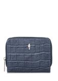 Granatowy portfel damski croco PORES-0888-7D(W26)