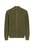 Sweter męski khaki z suwakiem SWEMT-0176-55(Z25)