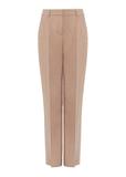 Beżowe eleganckie spodnie damskie SPODT-0106A-1D(W26)