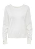 Kremowy sweter damski SWEDT-0211-12(Z25)
