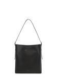 Czarna skórzana torebka shopper TORES-1436-99(Z26)
