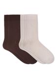 Dwupak wełnianych skarpet damskich ZESDT-0046-1H(Z26)