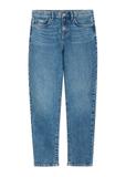 Ciemnoniebieskie spodnie jeansowe damskie JEADT-0011-7C(W26)