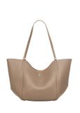 Beżowa torebka damska typu shopper TOREC-1296-1B (Z26)