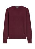 Wełniany sweter w kolorze bordowym SWEDT-0267-4D(Z26)