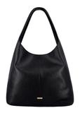 Czarna skórzana torebka shopper TORES-1372-9I(Z26)