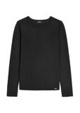 Czarny sweter damski z kaszmirem SWEDT-0260-99(Z26)