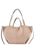 Beżowa duża torebka shopper TOREC-1201-1B(W26)