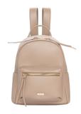 Beżowy mały plecak damski TOREC-1256-1B(Z26)