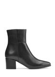 Skórzane botki damskie w kolorze czarnym BUTYD-1186-99(Z26)