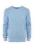 Błękitny bawełniany sweter męski SWEMT-0163-60(W25)