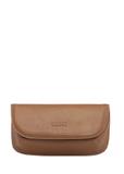 Skórzane etui w kolorze camelowym PORMS-0698-1D(W26)