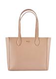 Beżowa skórzana torebka shopper damska TORES-0971F-1B(W26)
