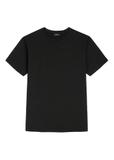 Czarny bawełniany T-shirt męski TSHMT-0120-99(Z26)