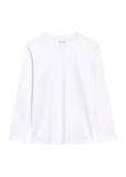 Biały longsleeve męski LSLMT-0008-11(Z25)