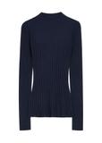 Ciemnogranatowy sweter damski z domieszką kaszmiru SWEDT-0288-7E(Z26)