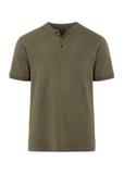 Koszulka polo męska w kolorze khaki POLMT-0061-55(W25)