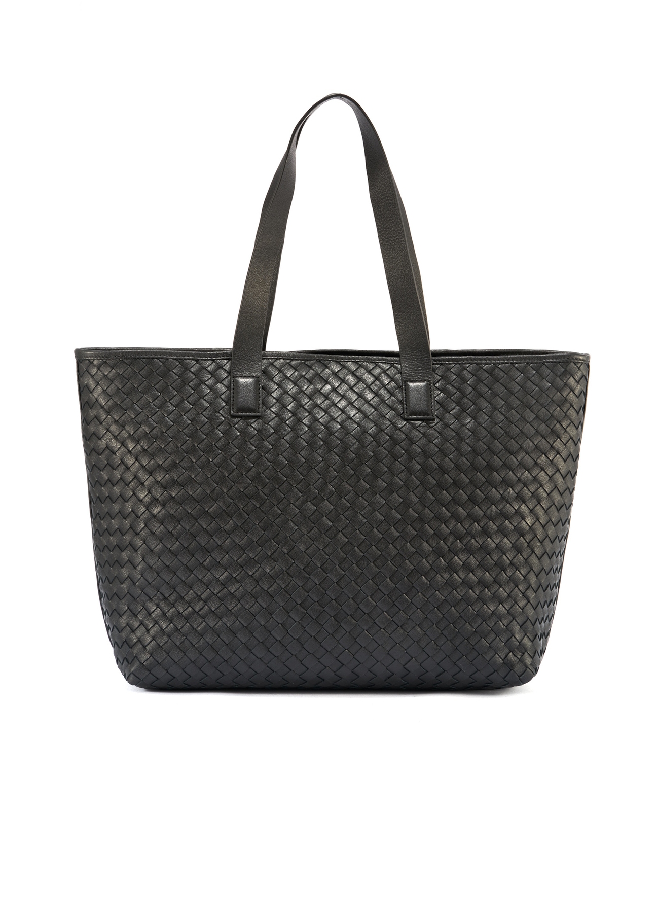 Skórzana czarna torebka shopper damska TORES-1107-99(W25)-04