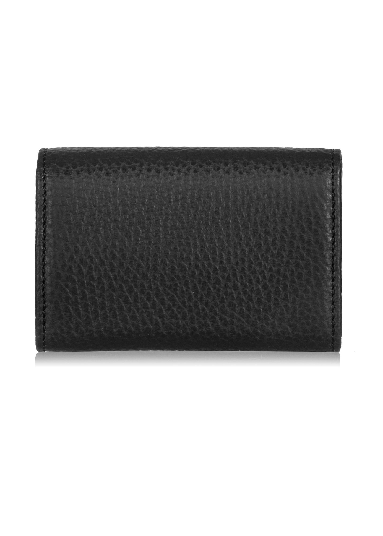 Skórzane czarne etui na klucze damskie PORES-0894-99(Z23)-03