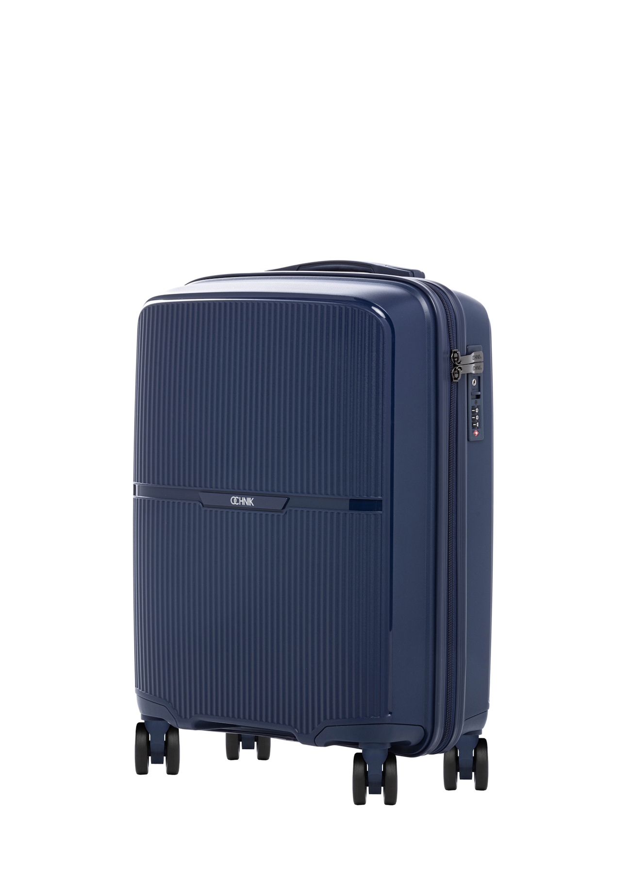 Komplet walizek na kółkach 19"/24"/28" WALPP-0026-7D(W26), widok produktu skosem na białym tle.