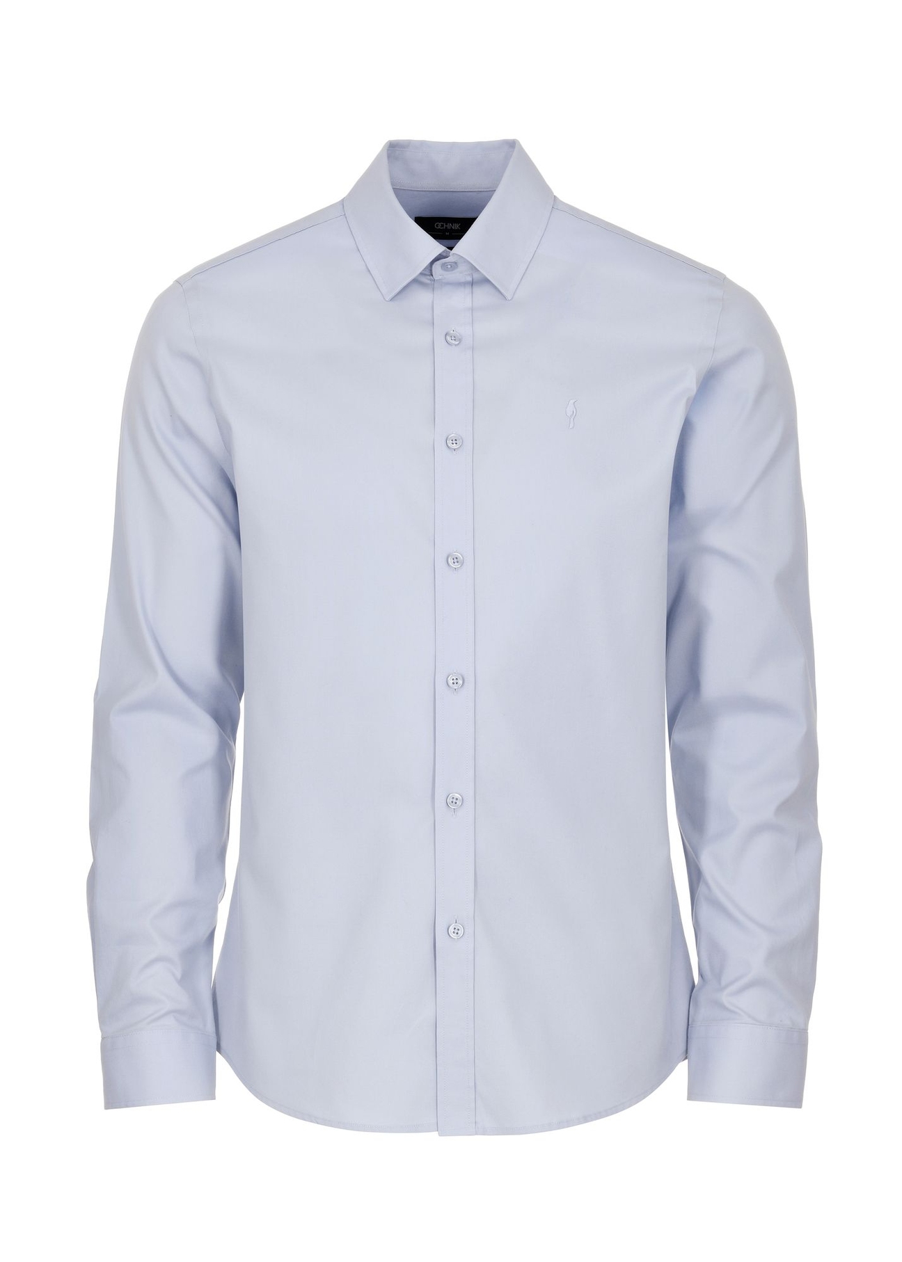 Błękitna elegancka koszula męska KOSMT-0322-62(Z24)-05