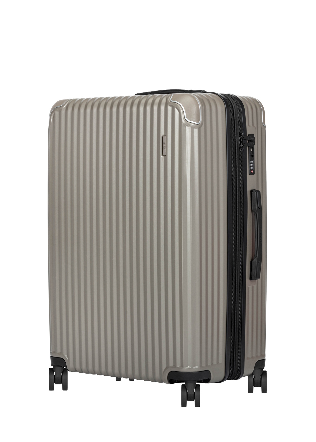 Komplet walizek twardych na kółkach 19"/24"/28" WALAB-0073-2X(W26), widok produktu skosem na białym tle.