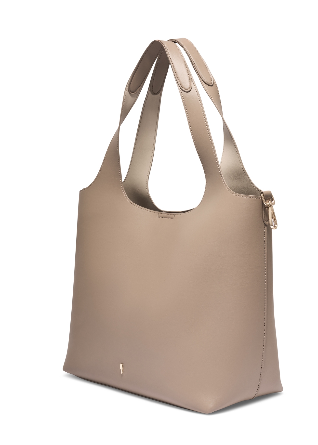 Beżowa torebka shopper damska TOREC-1259-1B(Z26)