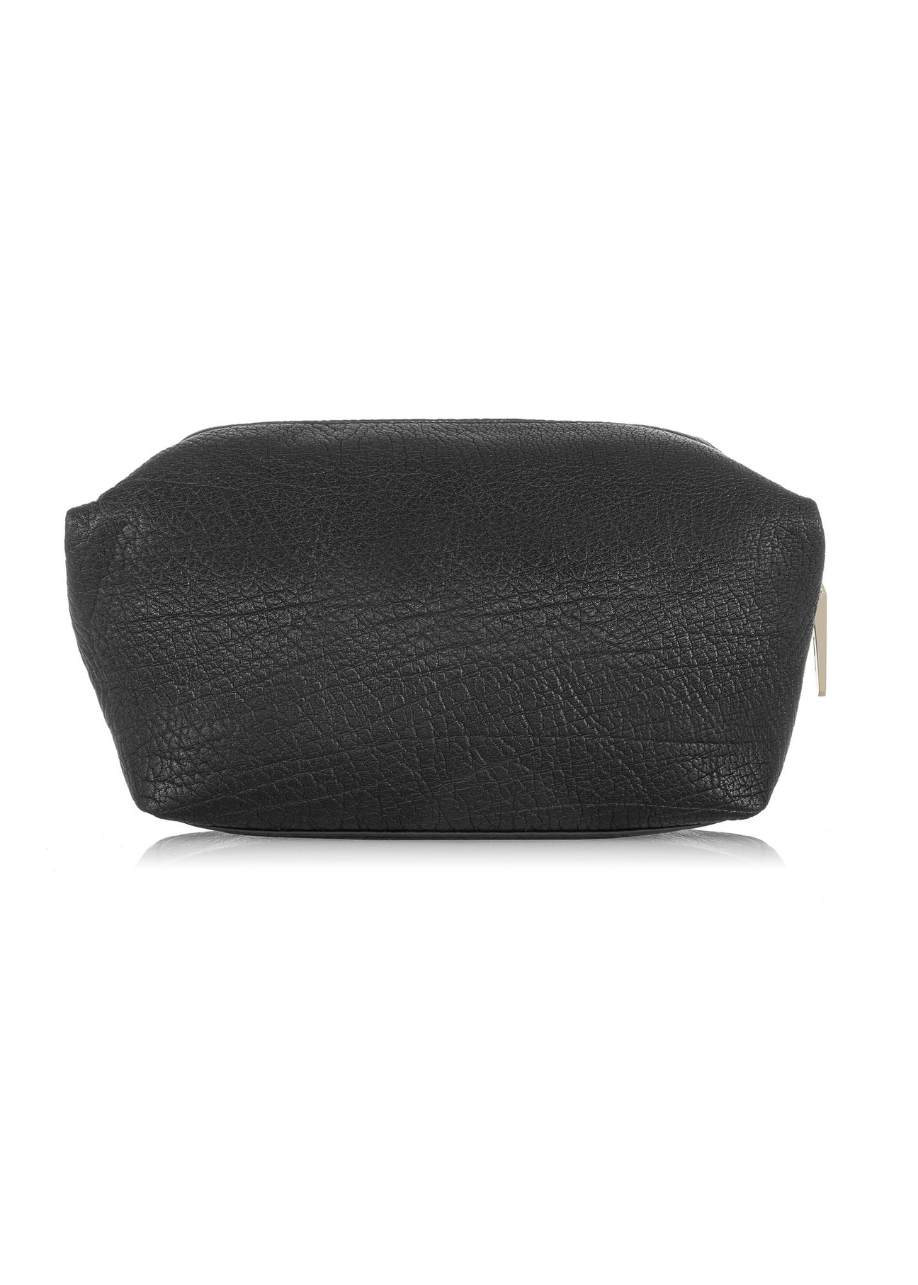 Czarna skórzana kosmetyczka damska PORES-0857-99(W23)-04