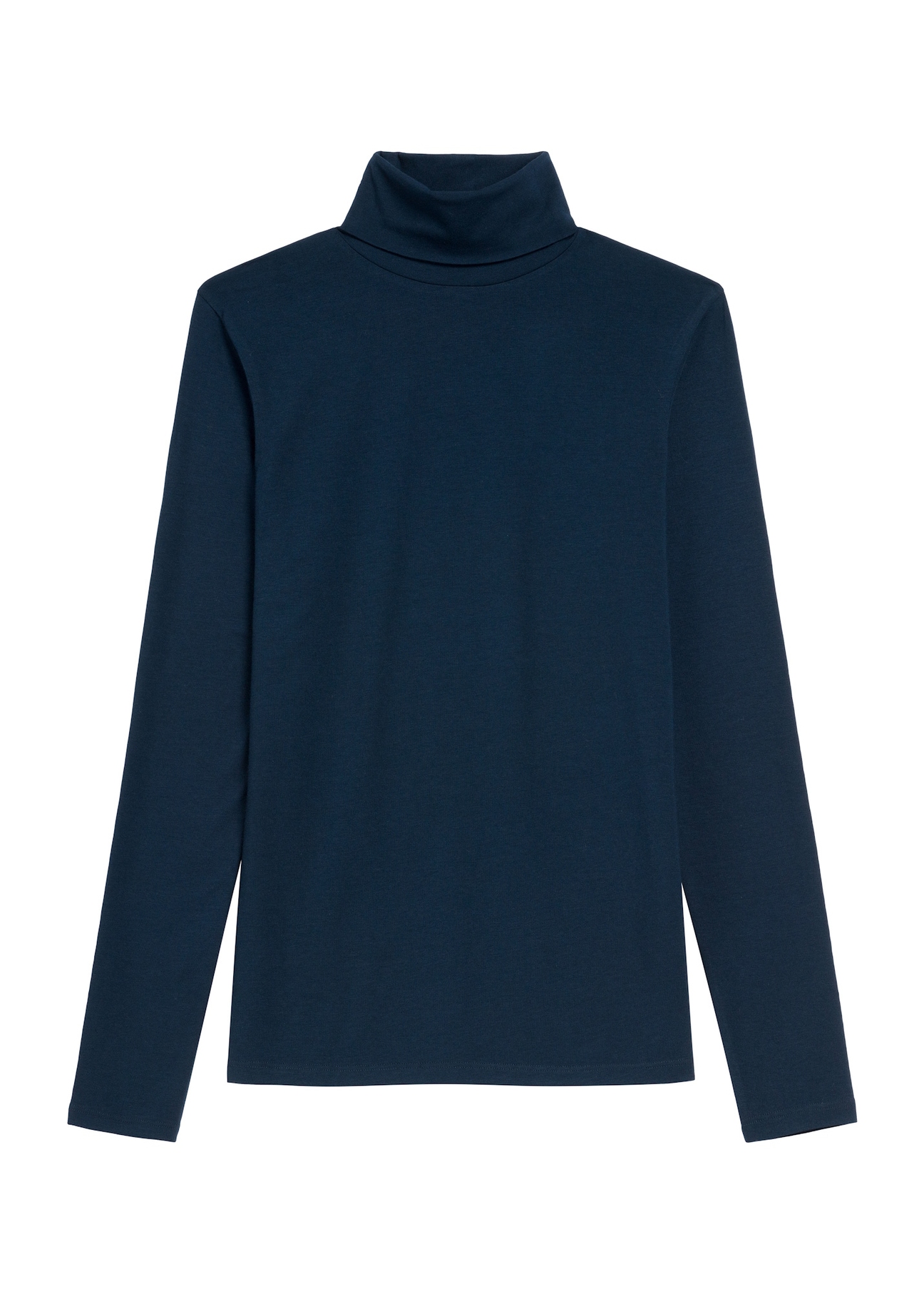 Granatowa bluzka damska z golfem LSLDT-0040-68(Z25)