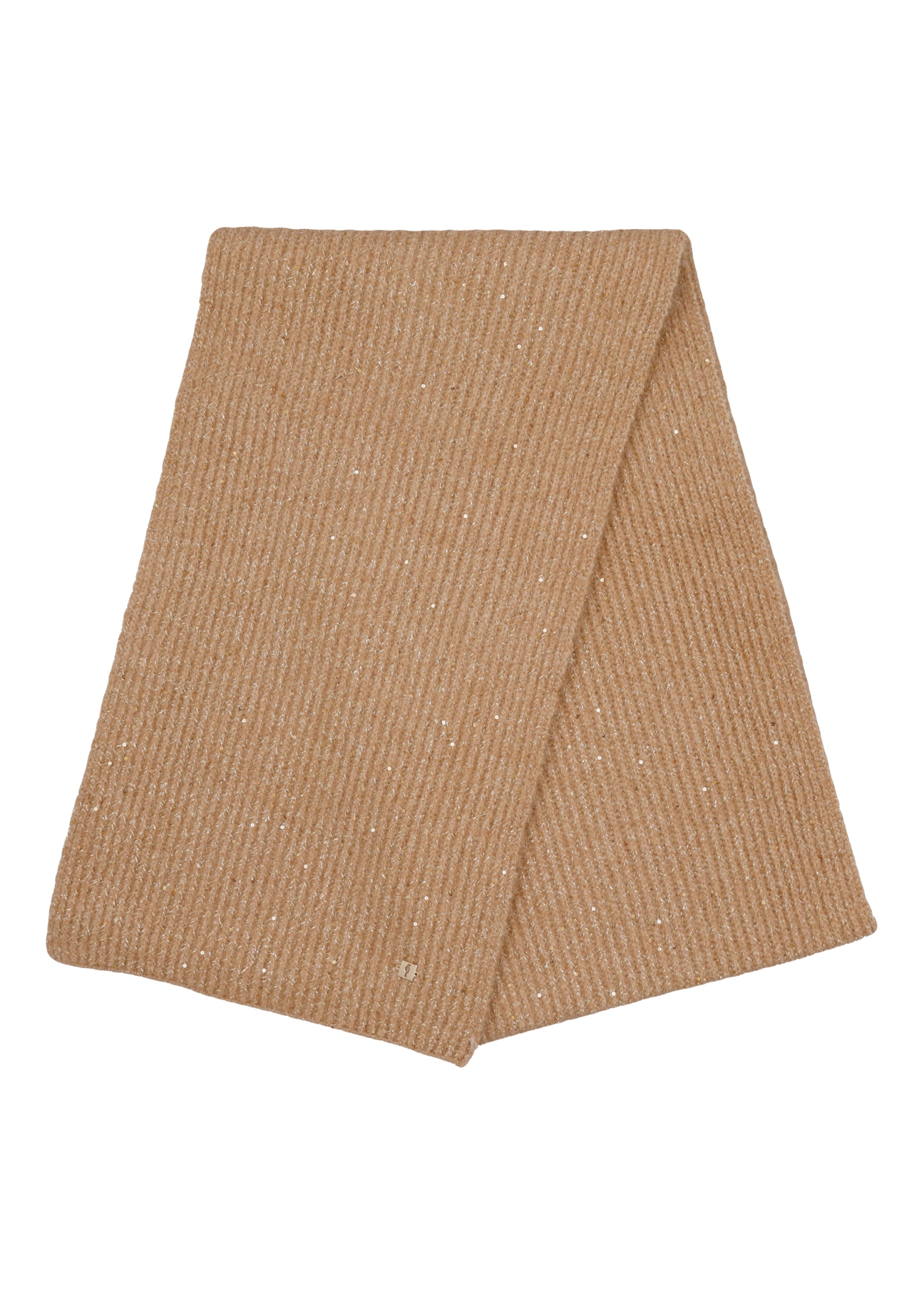 Camelowy zestaw czapka i szalik ZESTD-0016-1D(Z26)