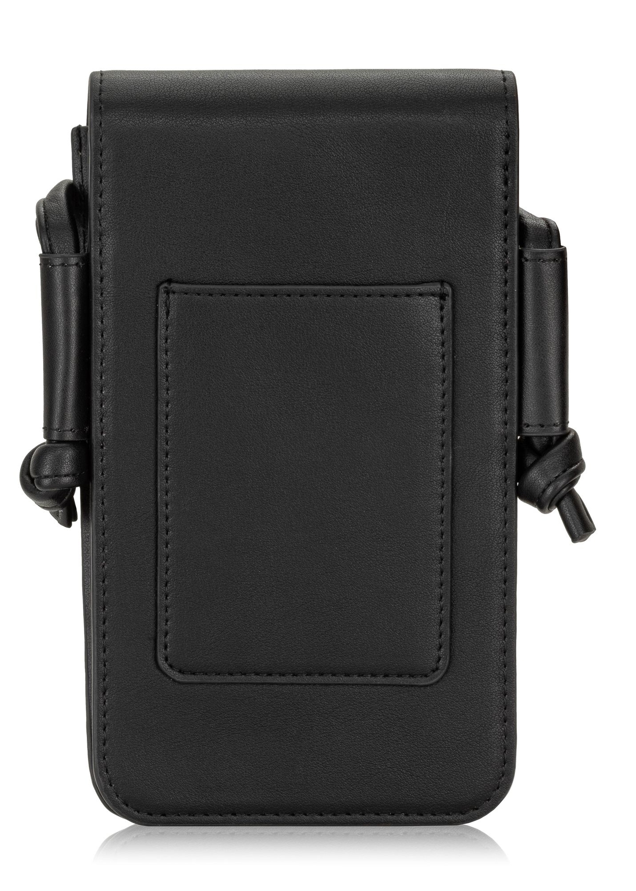 Czarna saszetka na telefon damska TOREC-0956-99(Z24)