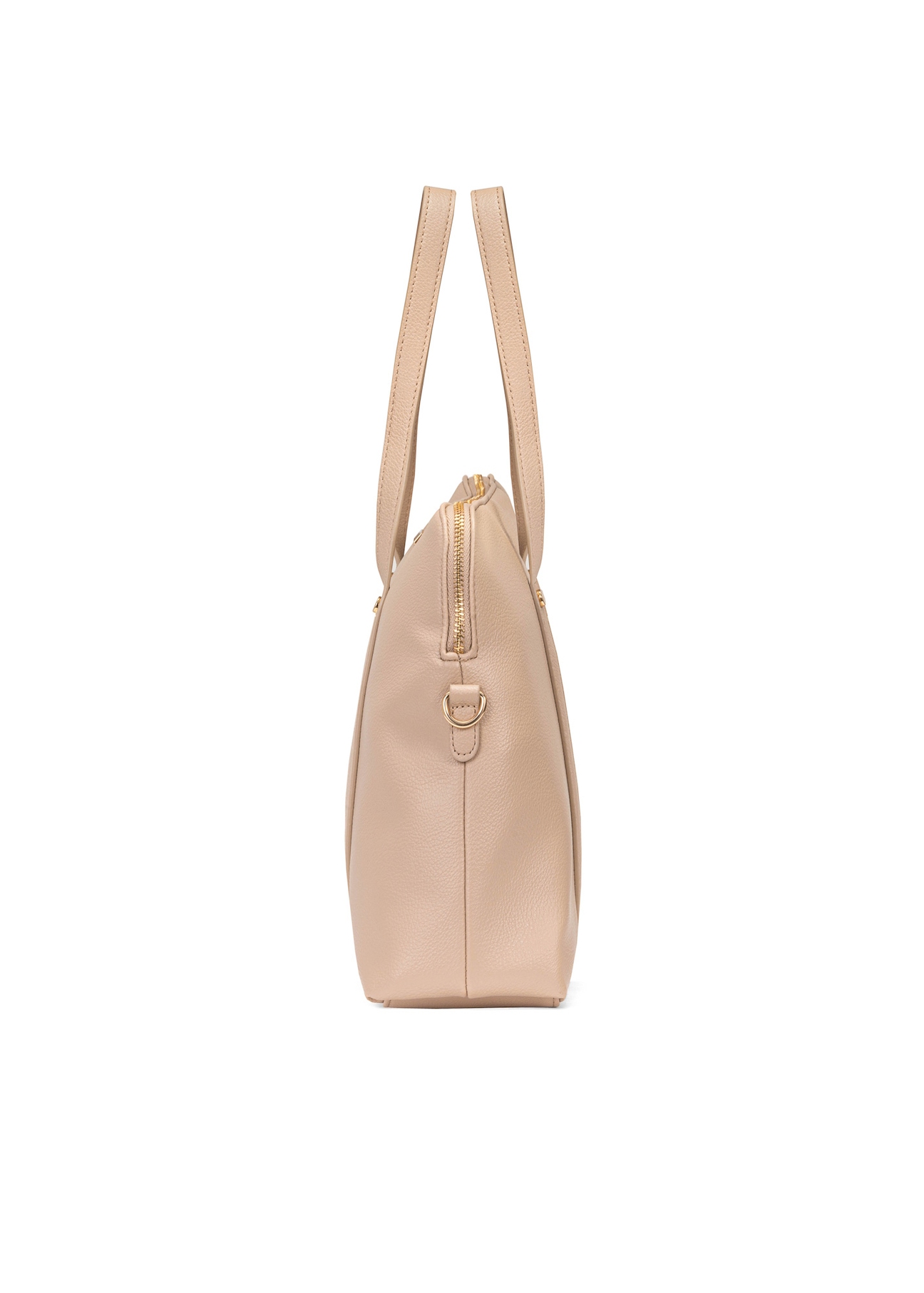 Beżowa elegancka torba damska TOREC-1017-81(W25)-03