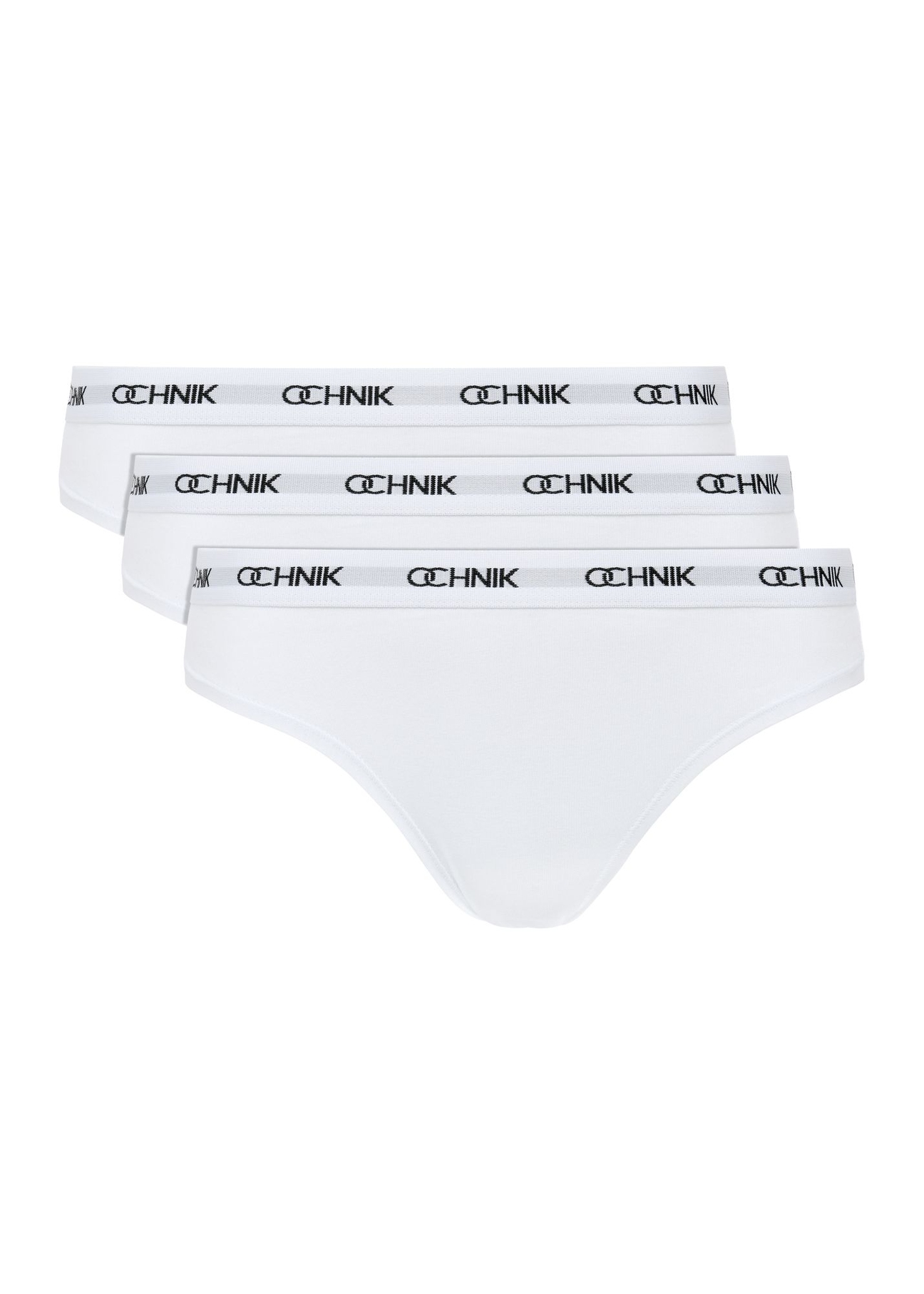 Trójpak białych slipów damskich ZESDS-0002-11(Z24)-01
