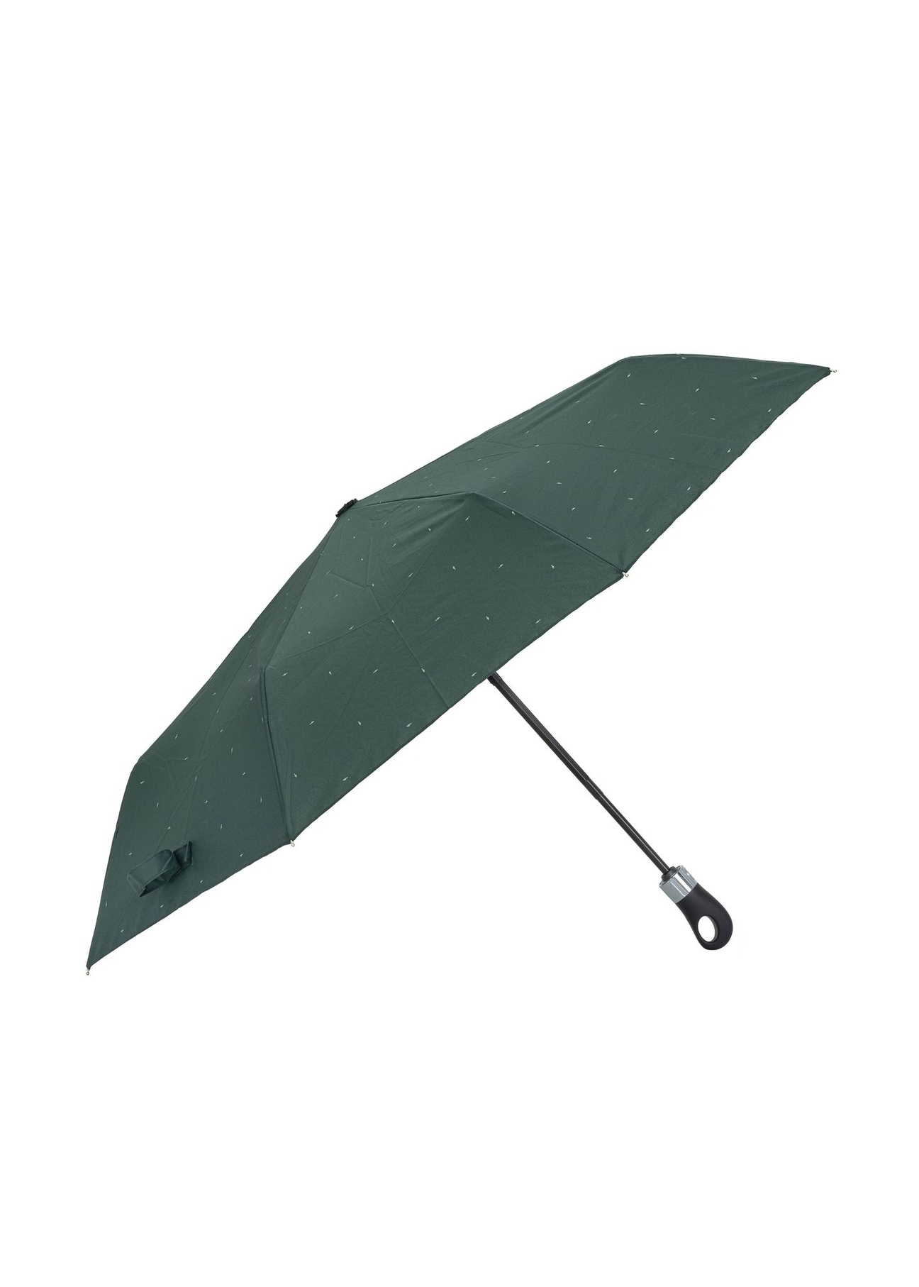 Składany parasol damski w kolorze zielonym PARSD-0012-54(W24)-01