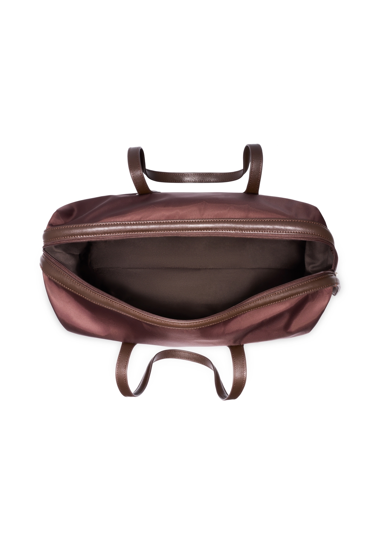 Duża torba ciemnobrązowa typu shopper TOREN-0354-1I(Z26)