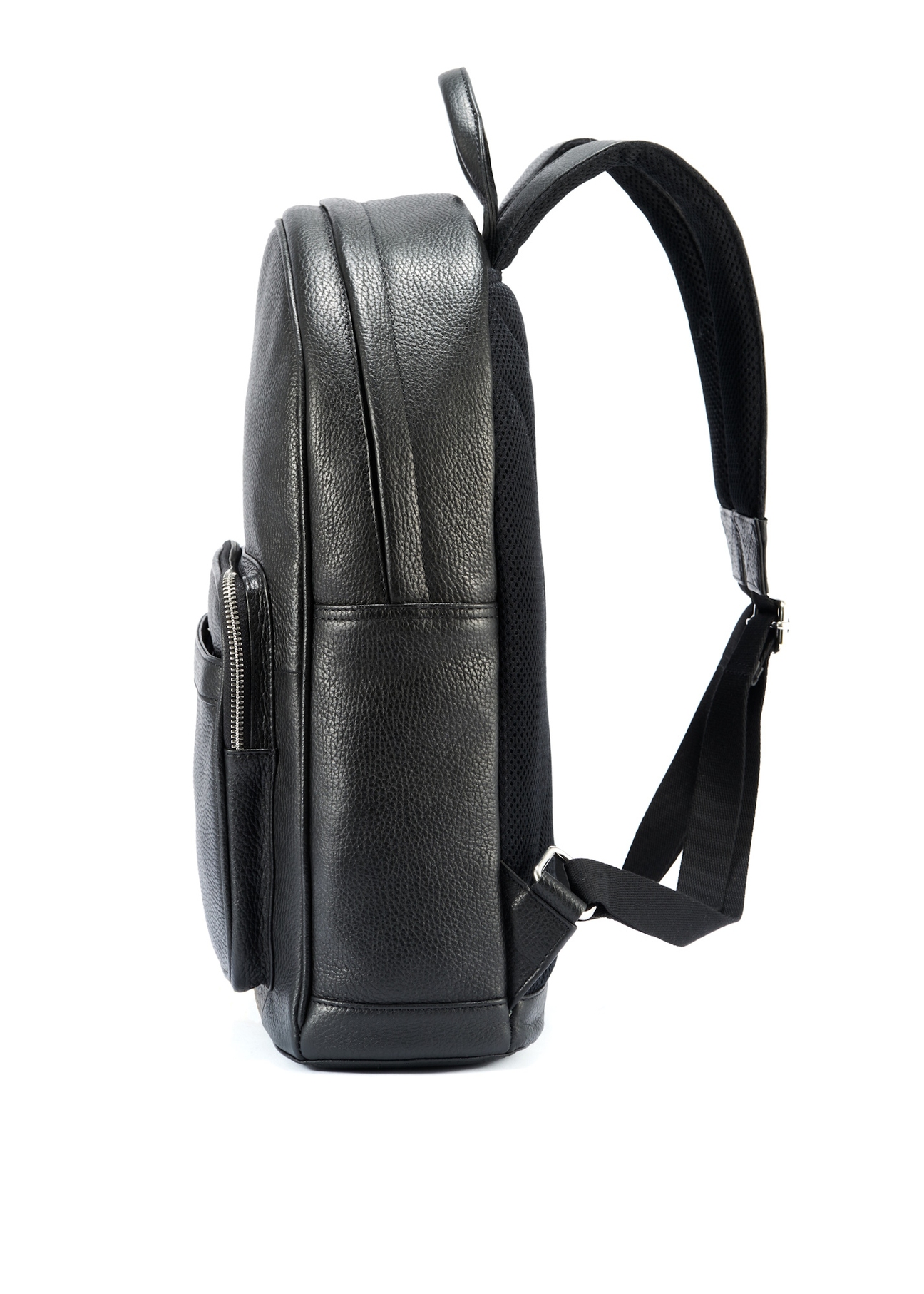 Czarny skórzany plecak męski TORMS-0450-99(W25)-02