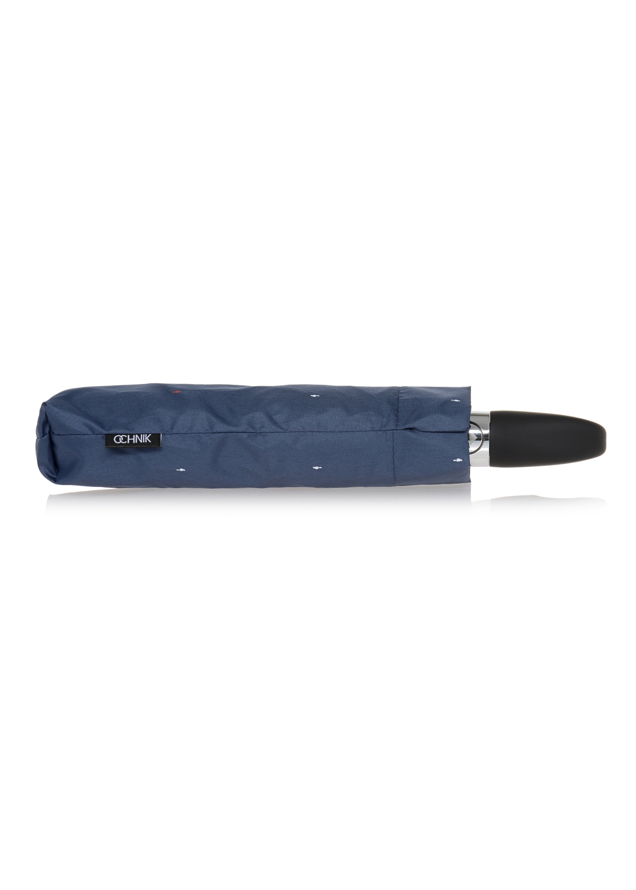Składany parasol damski w kolorze granatowym PARSD-0012-61(W24)-02