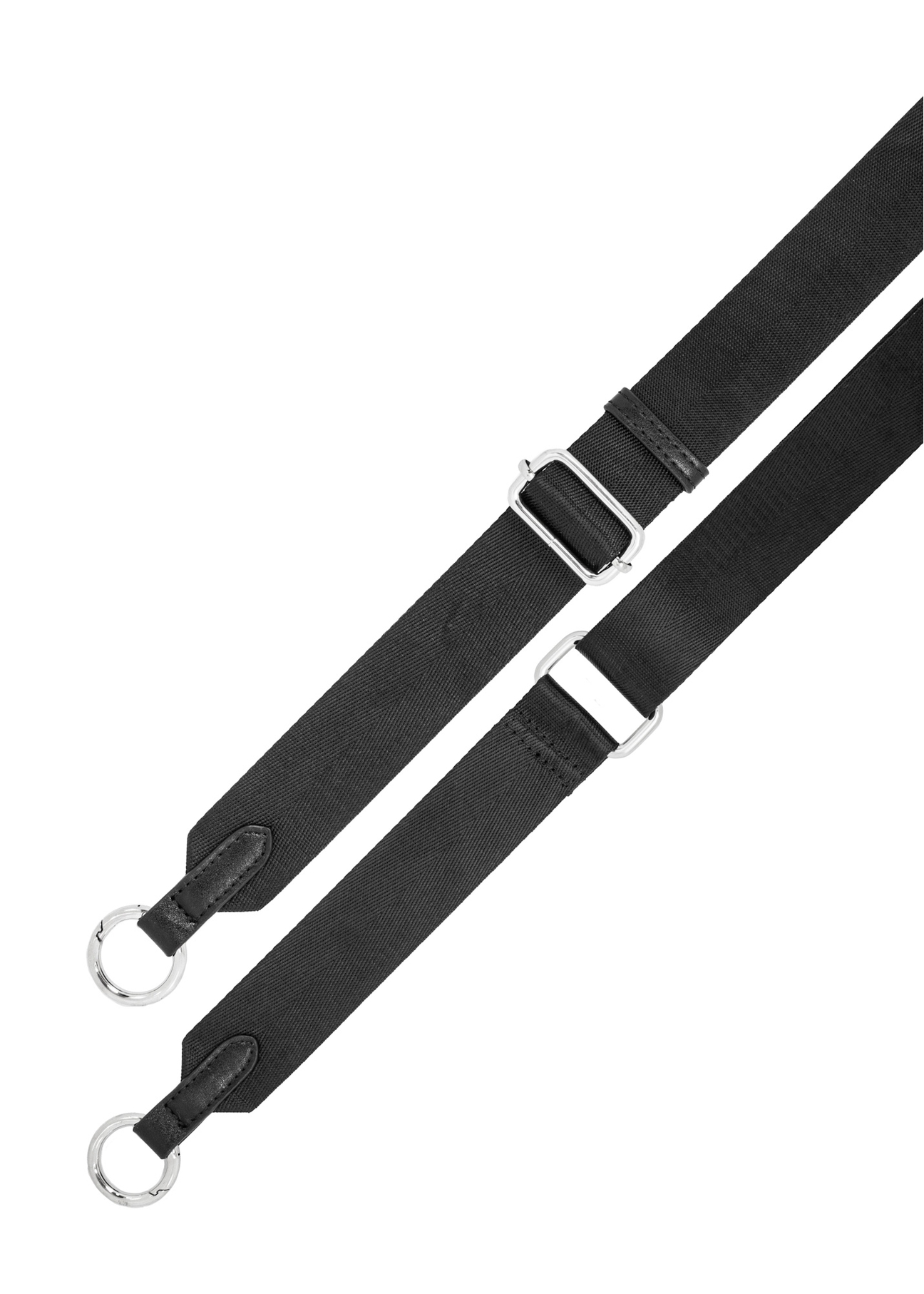 Granatowa nerka damska z monogramem TOREN-0356-7E(Z26), widok paska produktu na białym tle.