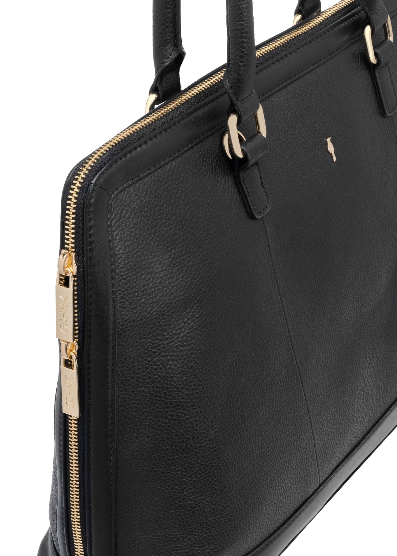 Czarna elegancka skórzana torba damska TORES-1094-99(W25)-06