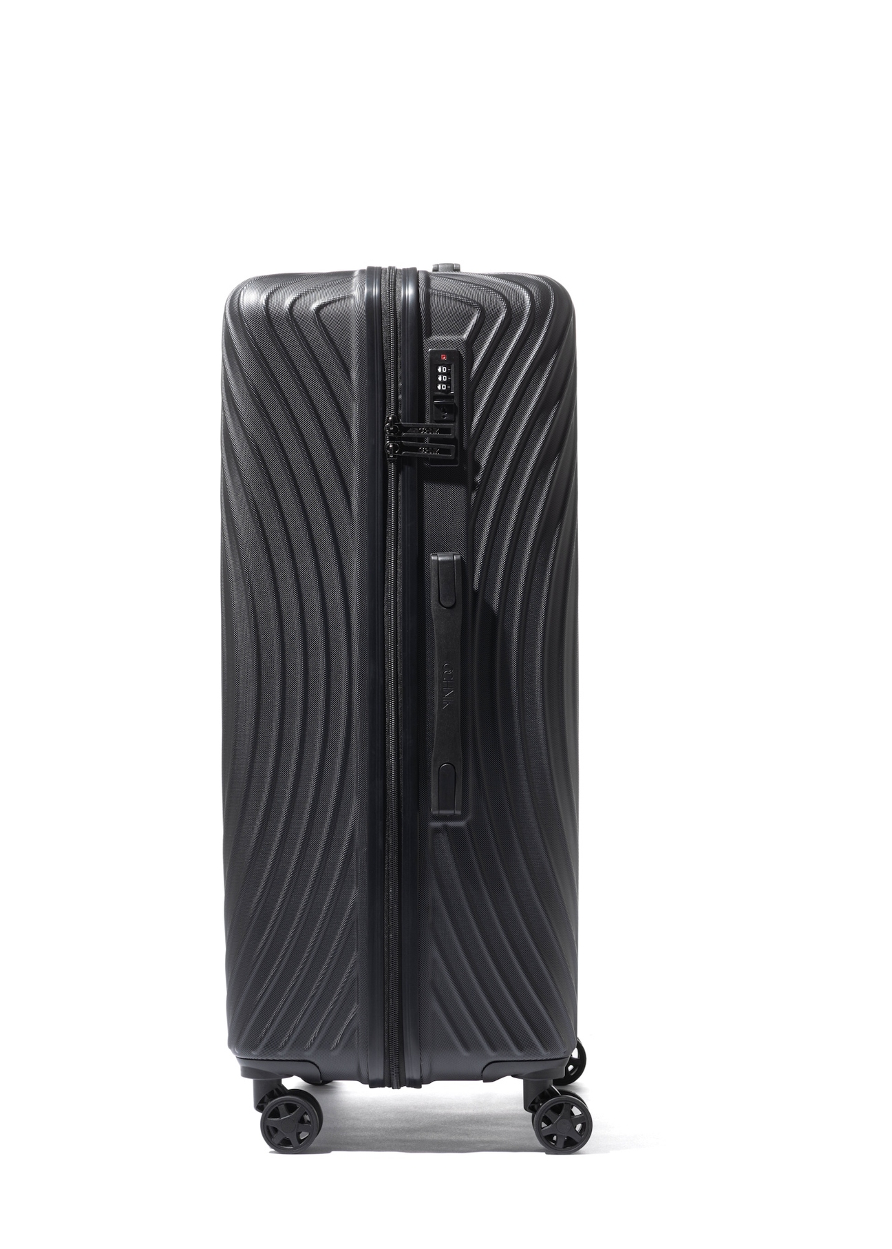 Walizka duża na kółkach WALAB-0088-99-28(W26), widok produktu z boku na białym tle.