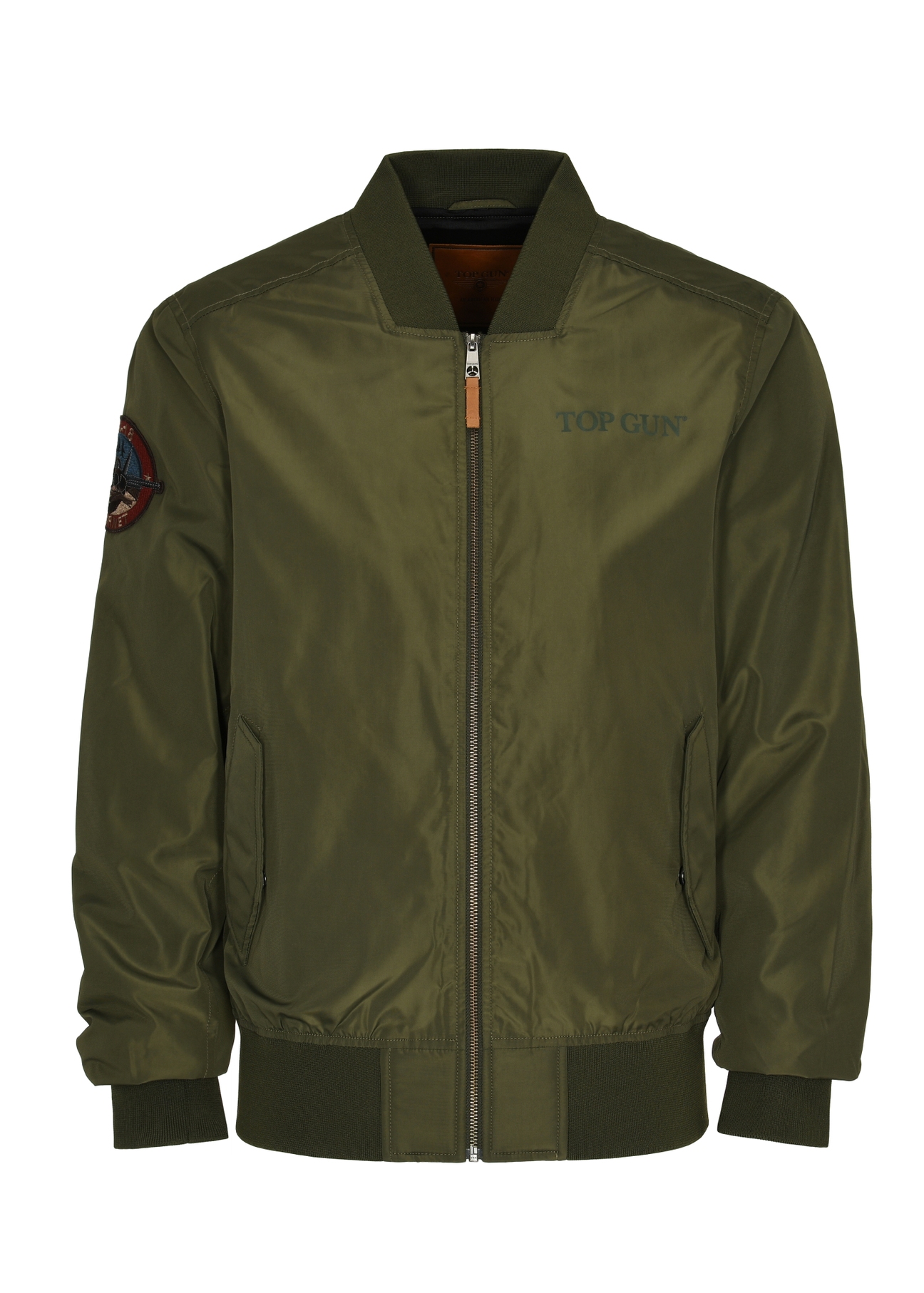 Oliwkowa kurtka bomberka męska TOP GUN KURMT-0352-57(W24)-06