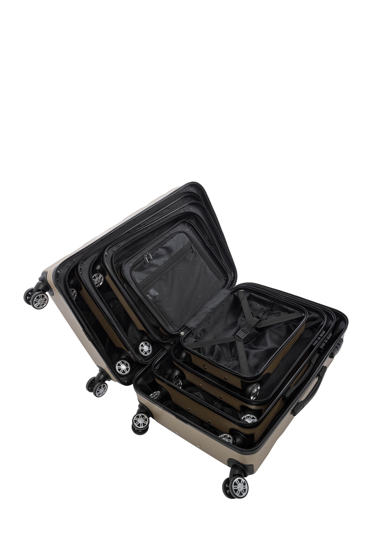 Komplet walizek na kółkach 16'/19'/24'/28' WALPC-0012-2X(W26)