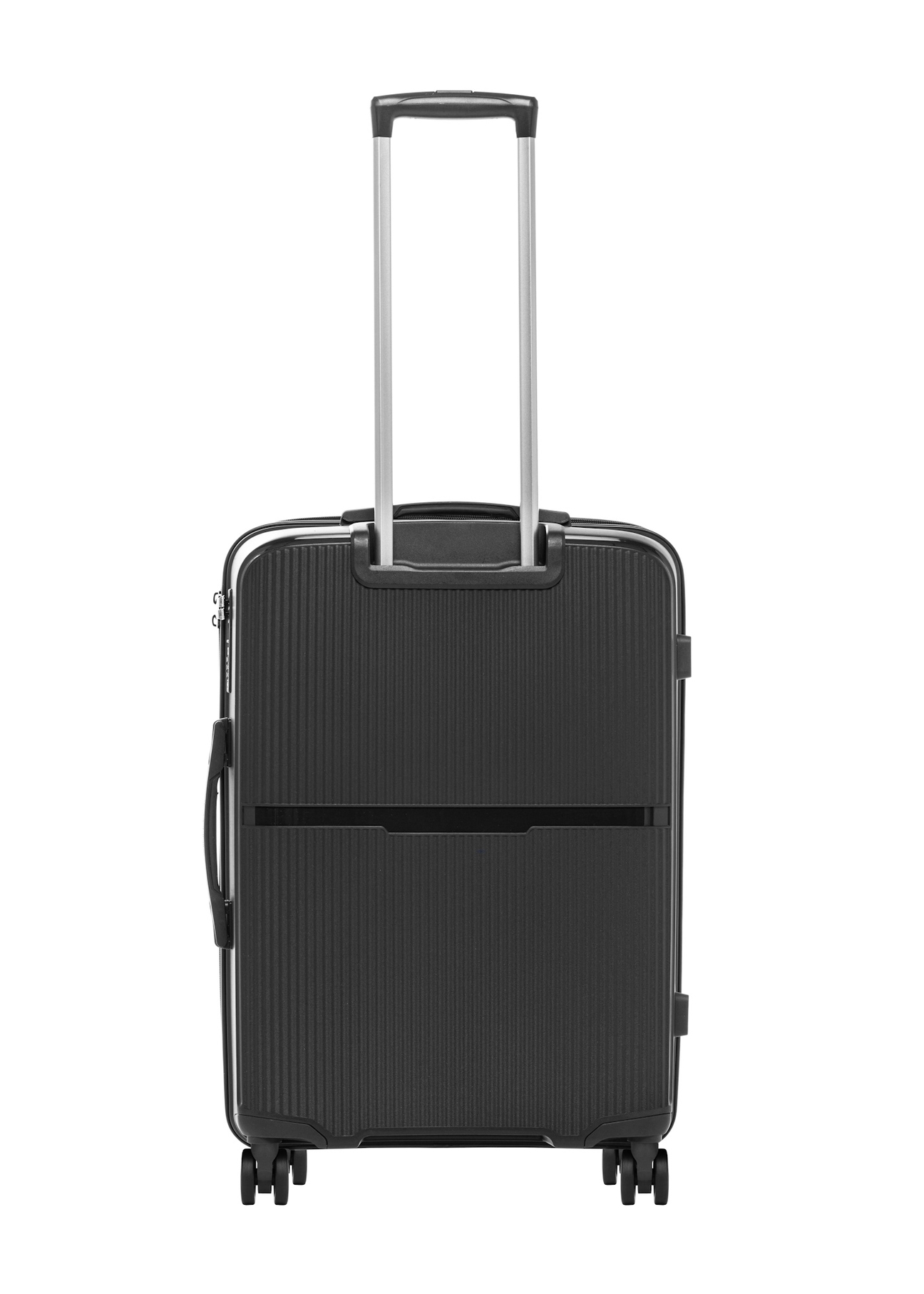 Komplet walizek na kółkach 19"/24"/28" WALPP-0026-99(W26), widok produktu z tyłu na białym tle.