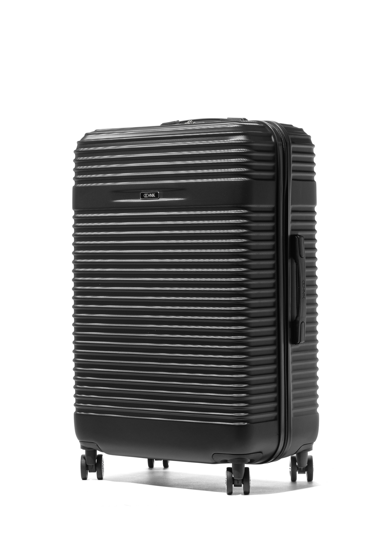 Komplet walizek na kółkach 19'/24'/28' WALAB-0040-99(W26) - widok produktu po skosie, na białym tle. 