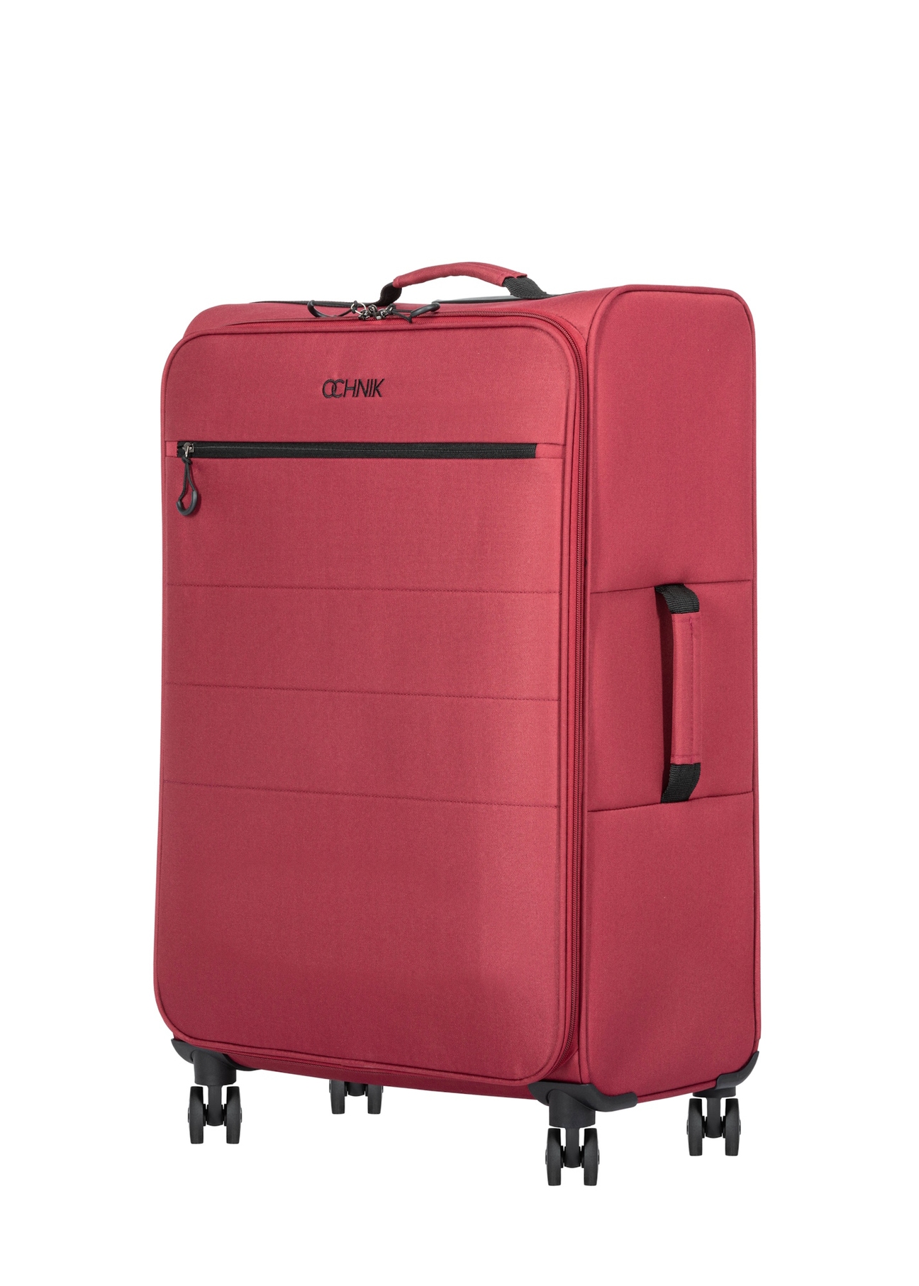 Komplet walizek na kółkach 19"/24"/28" WALNY-0045-4B(W26), widok produktu skosem na białym tle.
