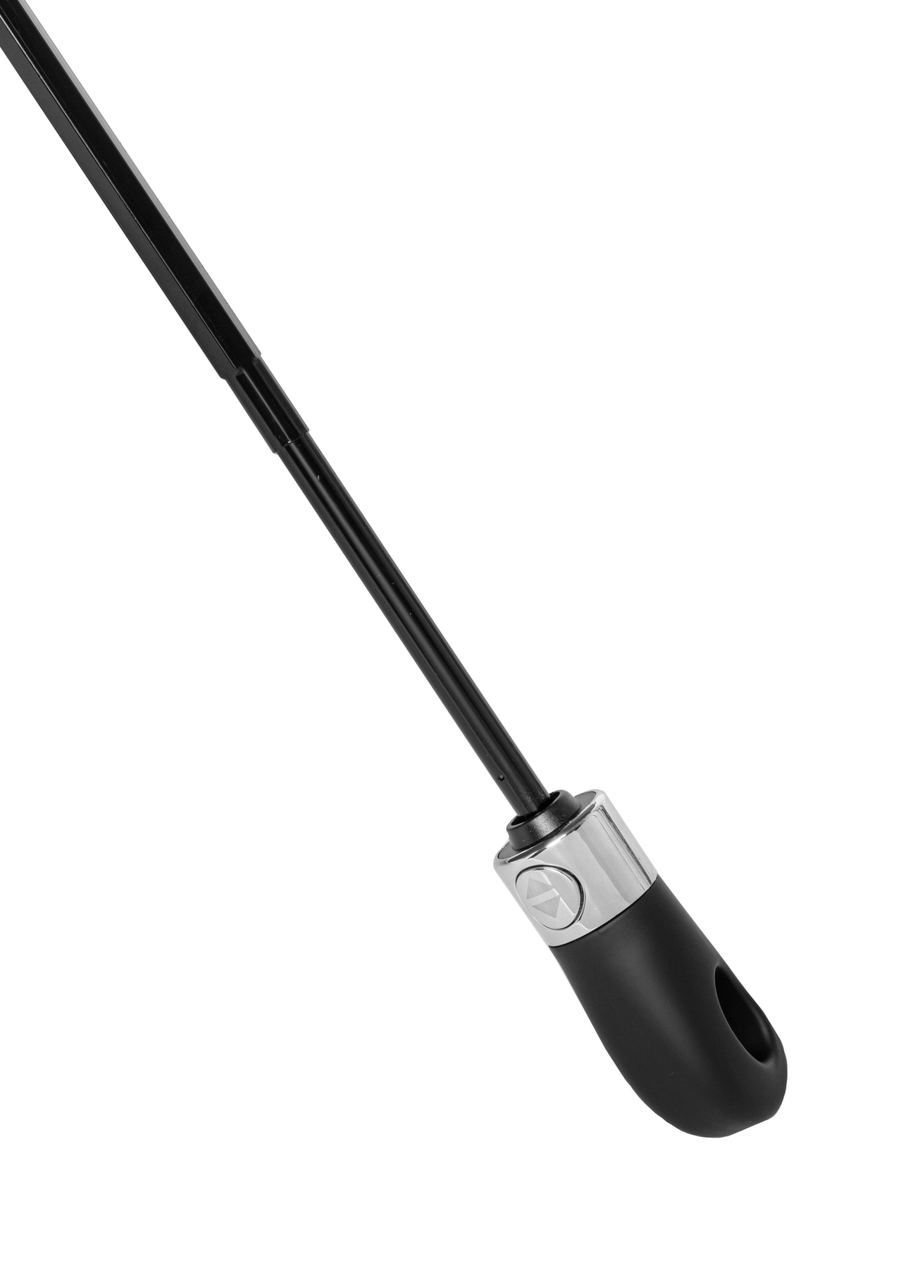 Parasol damski w kolorze ciemnozielonym PARSD-0012-8C(W26), widok rączki produktu na białym tle.