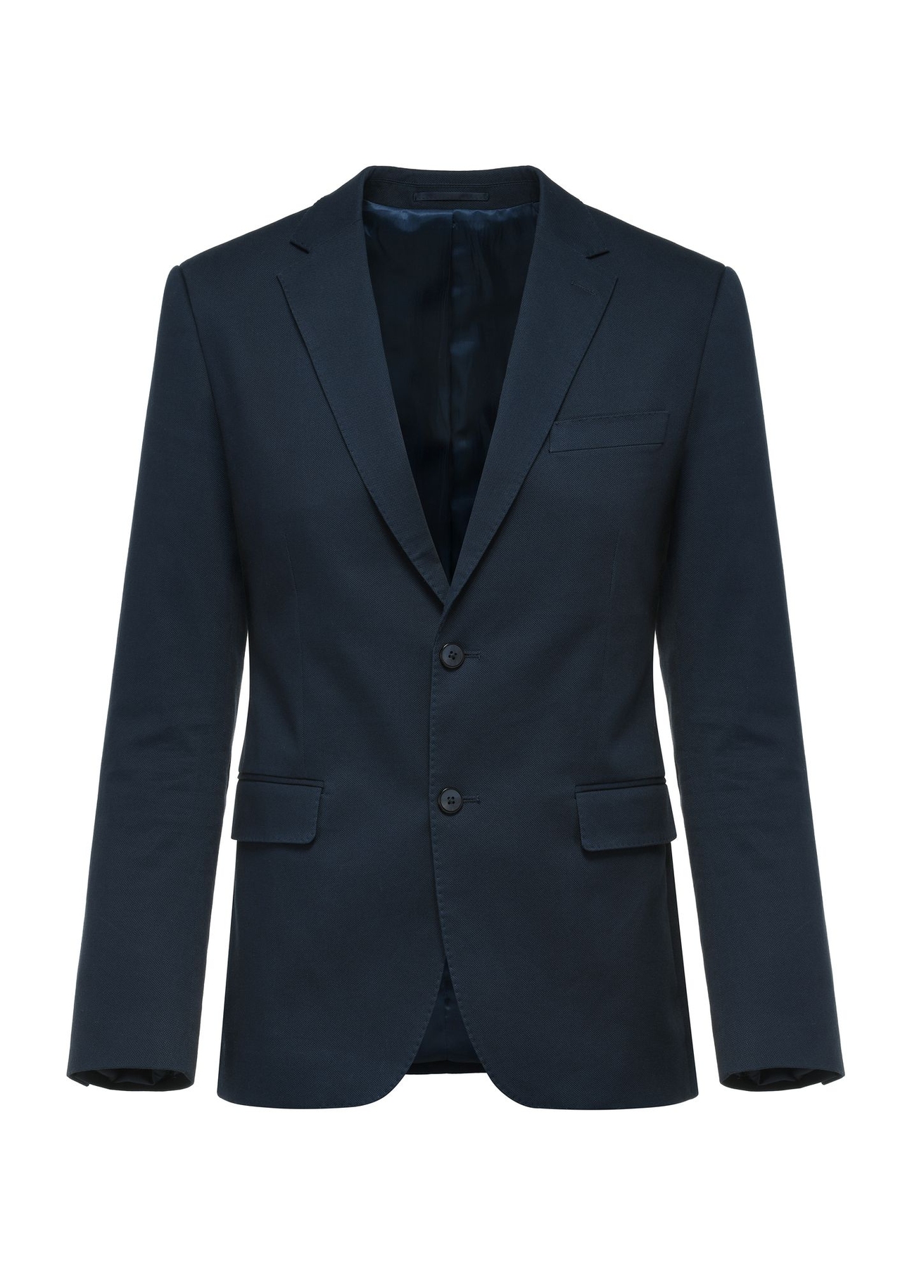 Granatowa męska kurtka pilotka TOP GUN KURMT-0381-69(W25) - widok produktu z przodu na białym tle.