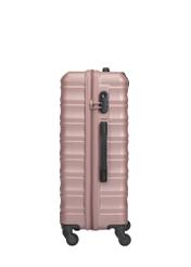 Komplet walizek na kółkach 19'/24'/28' WALAB-0081-5X(W26), widok produktu z boku na białym tle.